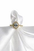 Medusa White Diamond Ring