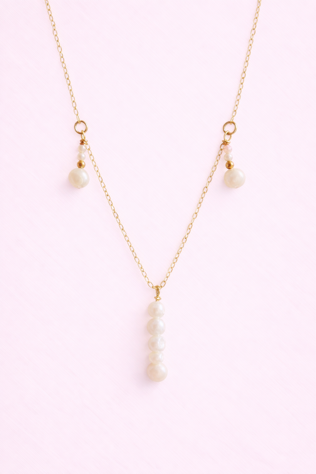 Beachy Pearl and Gemstone Necklace