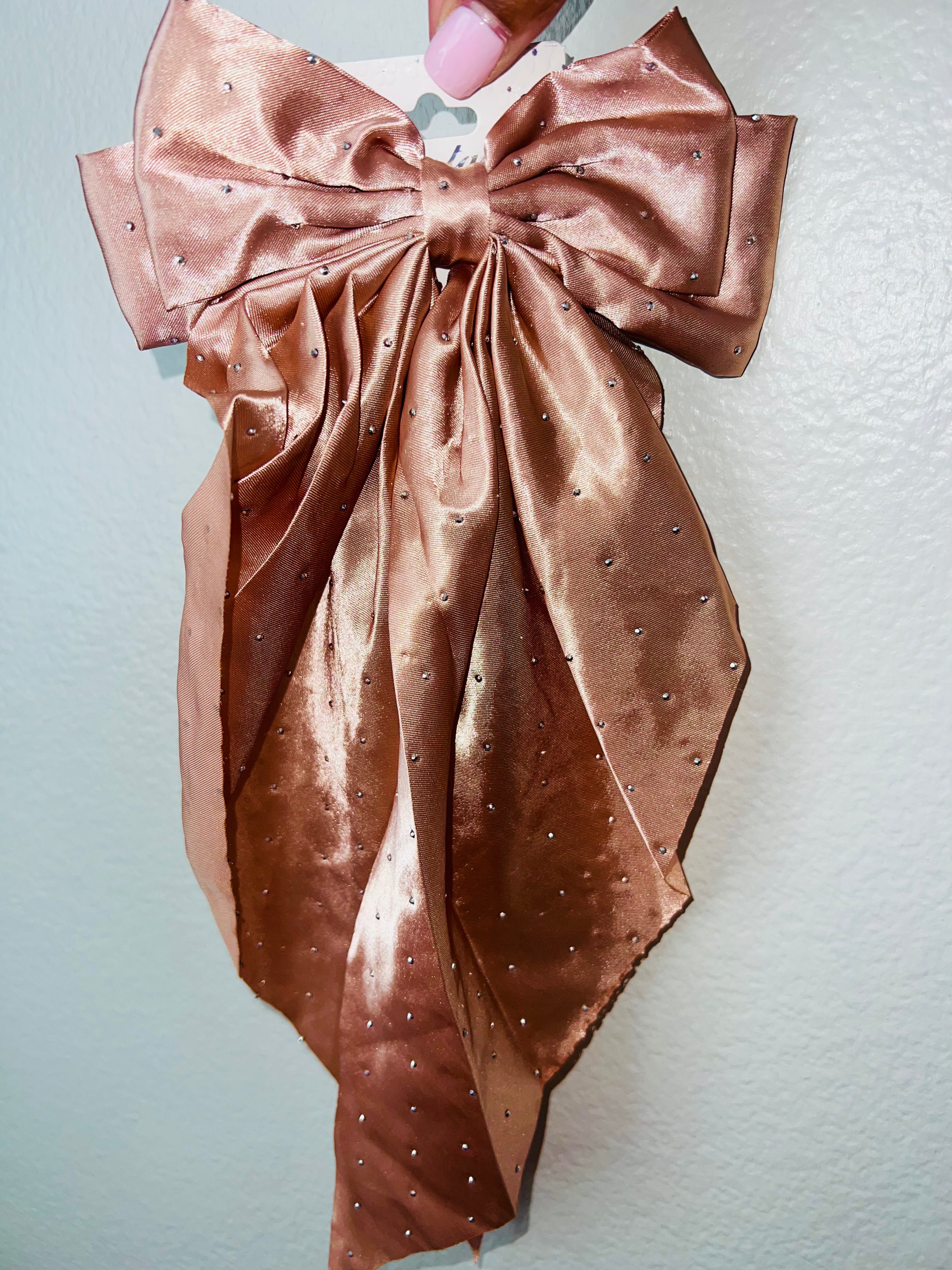 Coquette Sequin Bows -Large-