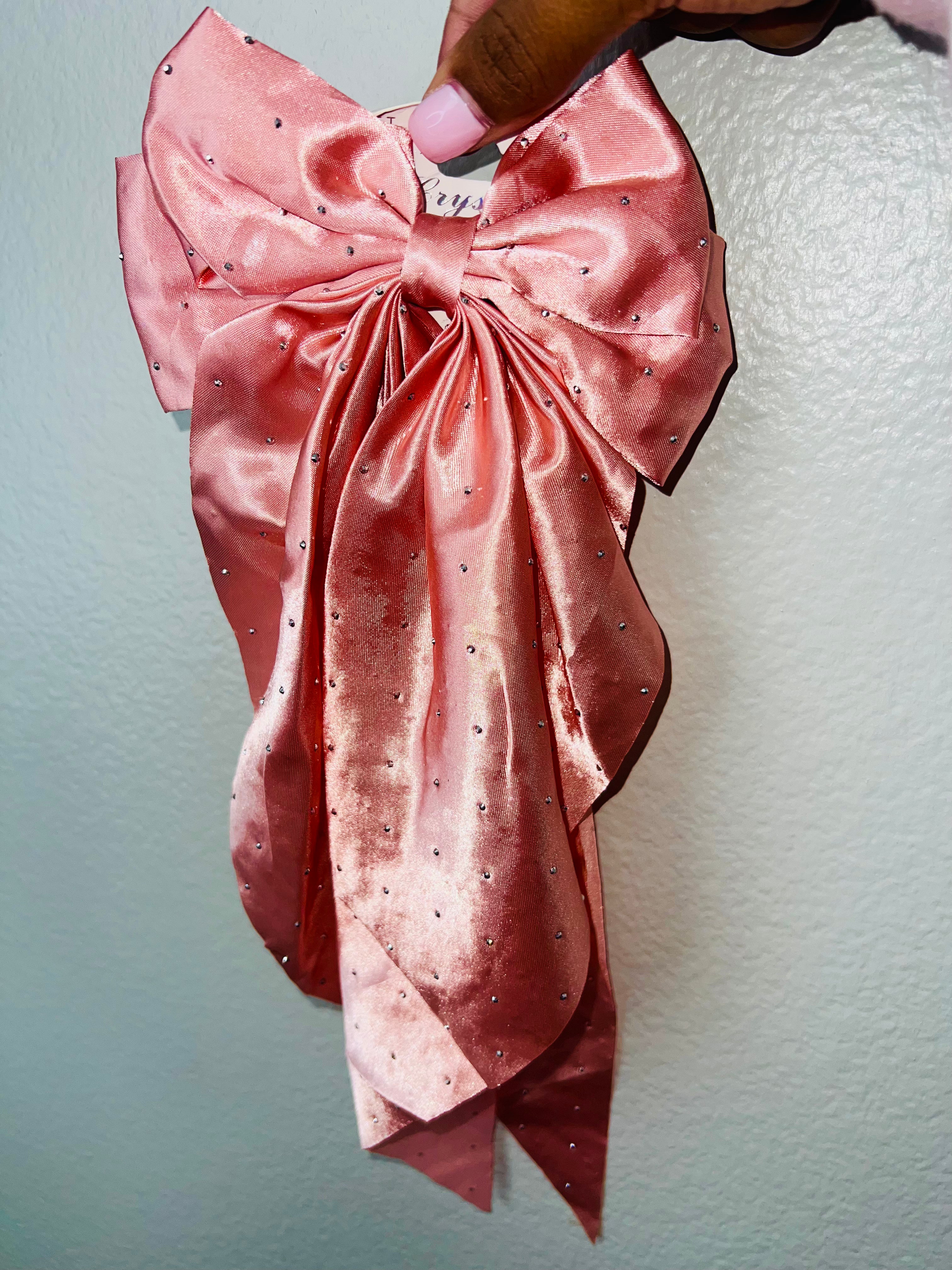 Coquette Sequin Bows -Large-