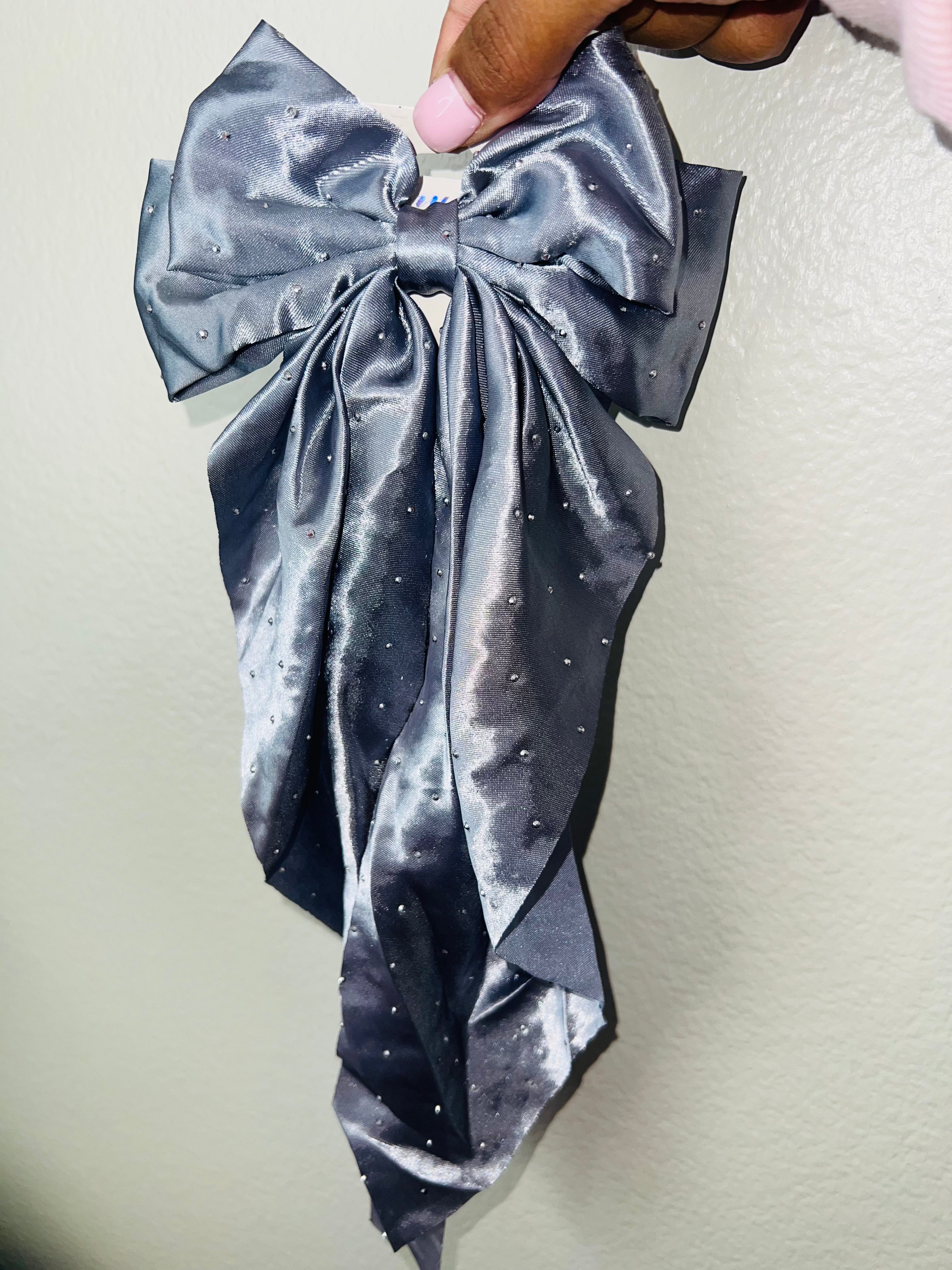 Coquette Sequin Bows -Large-