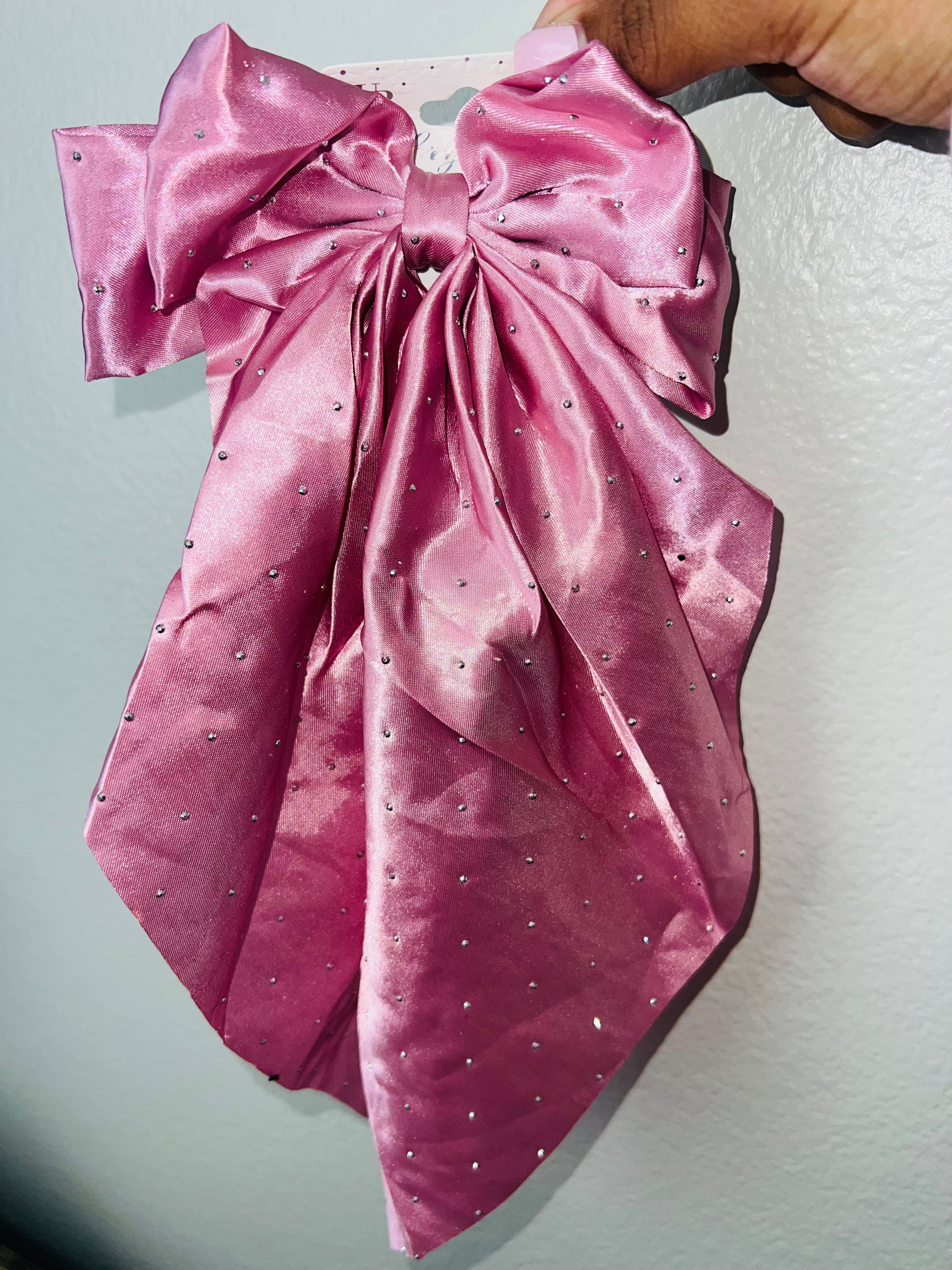 Coquette Sequin Bows -Large-