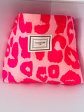 Hot Pink Makeup Bag