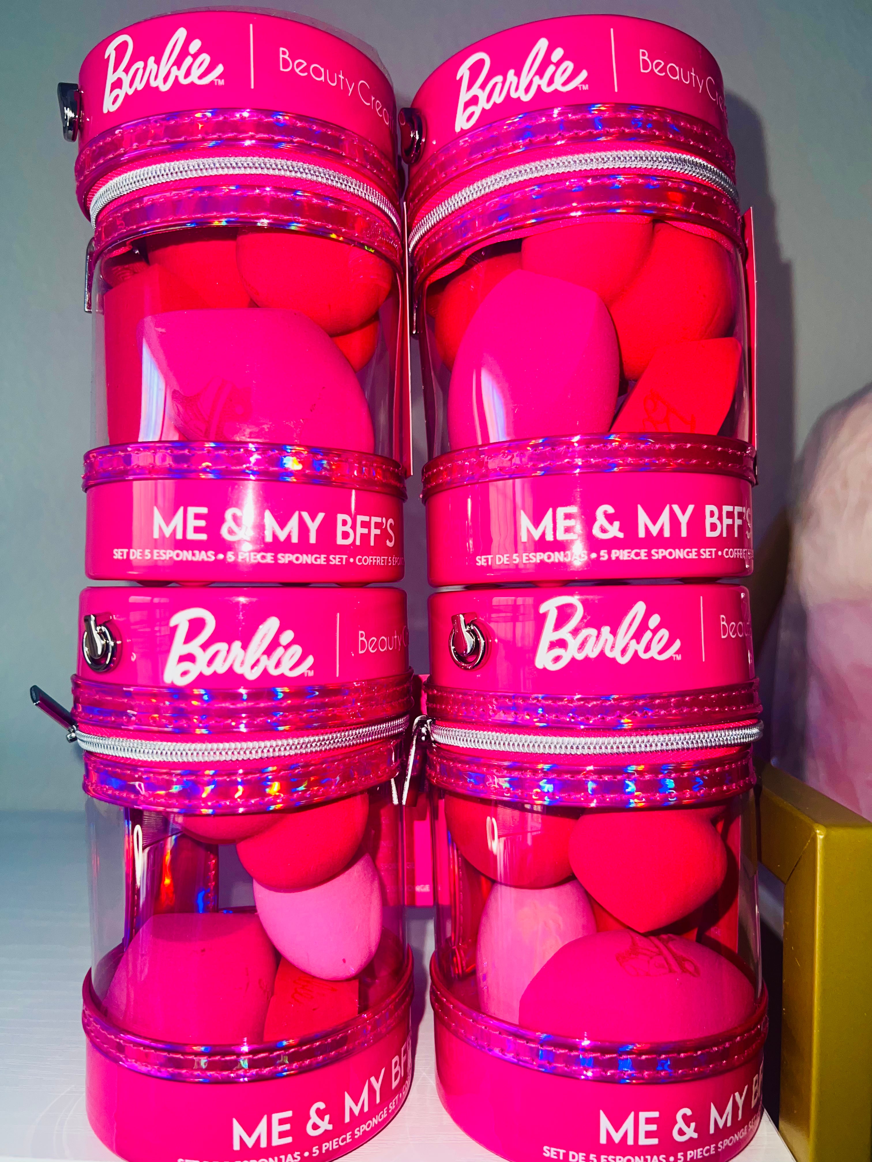 BARBIE 5 Piece Sponge set