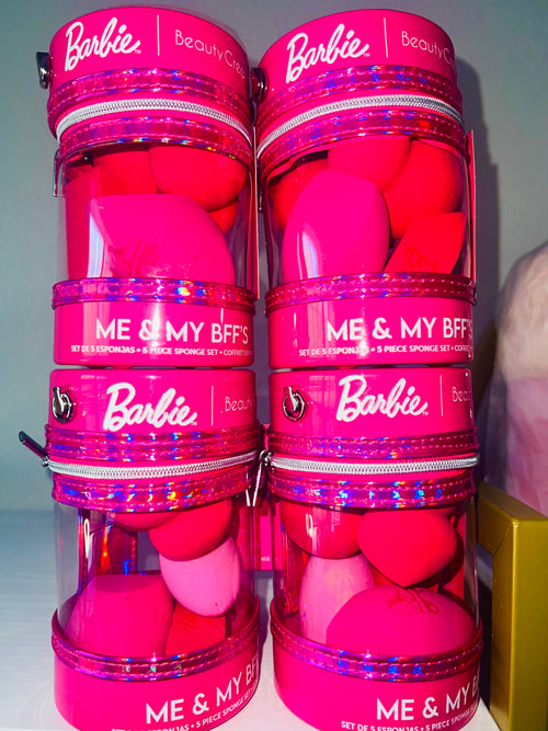 BARBIE 5 Piece Sponge set